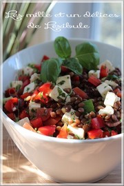 Salade de lentilles à la méditerranéenne