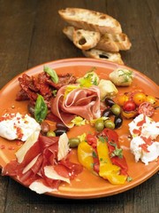 Assiette d'antipasti Italienne