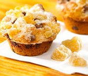 Muffins au gingembre et chocolat