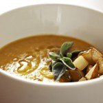 Soupe de courge et de pomme