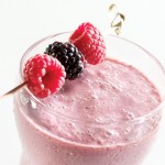 Smoothie mûres et framboises électrisant