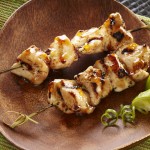 Brochettes de dindon au gingembre