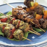 Brochettes de boulettes d'agneau