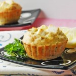 Muffins au saumon et au feta