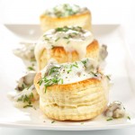 Hutres sur vol-au-vent