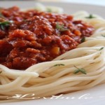 La sauce  spag de Marilou