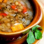 Soupe aux lentilles à l'indienne