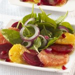 Salade aux agrumes et aux betteraves