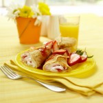 CRPES  LAVOINE AVEC FRAISES ET RICOTTA