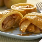 Crêpe aux poires caramélisées