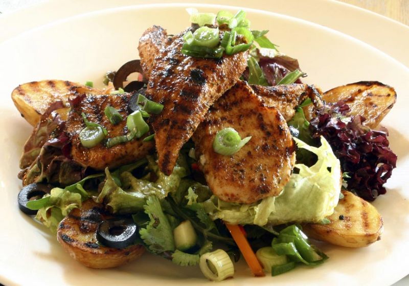 Salade de poulet buffalo grillé Recettes Québecoises