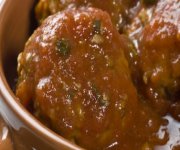 Albondigas porc et boeuf  la sauce tomate