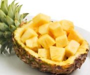 Ananas, sirop au kirsch