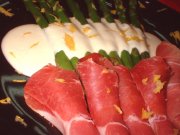 Asperges et vinaigrette citronnée