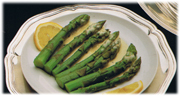 Asperges fraîches en vinaigrette (Pol Martin)
