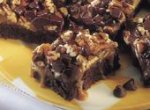 Barres de pacanes et de caramel façon brownie 