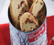 Biscotti à l'érable et aux canneberges