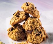 Biscuits à la citrouille et aux pépites de chocolat noir