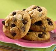 Biscuits  l'arachide et aux grains de chocolat 