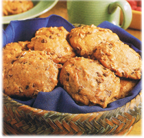 Biscuits  l'avoine et au chocolat