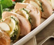 Blancs de poulet glac&eacute;s au ch&egrave;vre et au sirop d'&eacute;rable