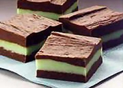 Bonbons étagés chocolat-menthe