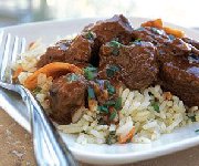 Boeuf thalandais au curry rouge