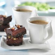 Bouchées de chocolat fondant et croustillant de noix de coco