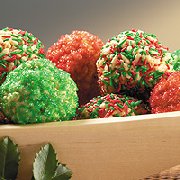 Boules de Noël colorées sans cuisson
