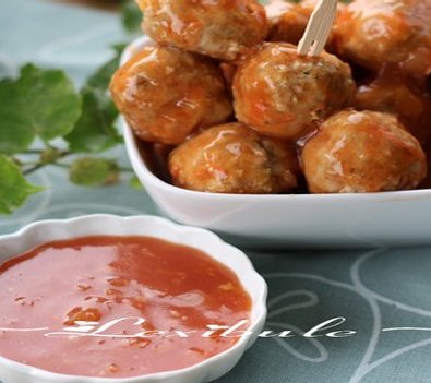 Recette de boulettes de porc sauce aigre-douce