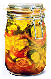 Cornichons tranchés (Bread and butter pickles)