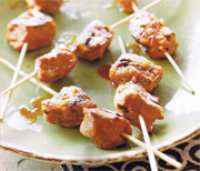 Brochettes de porc pic