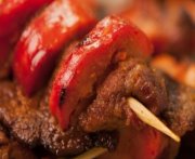 Brochettes de boeuf et chorizo