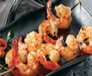 Brochettes de crevettes grillées 2