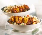 Brochettes de poulet  l'indonsienne