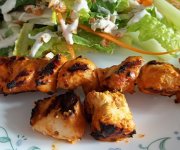 Brochettes de poulet Tikka