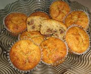 Muffins aux bananes et à l'ananas