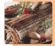 Bûche de Noël à la crème de marrons