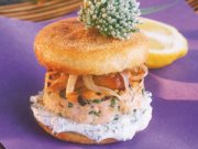 Burgers de saumon aux crevettes de Matane