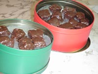 Carrés au chocolat