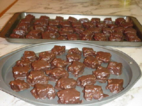 Carrés au chocolat