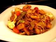 Chop suey aux légumes et au boeuf
