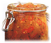 Chutney  la tomate rouge