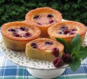 Clafoutis aux framboises ou mr