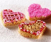 Coeurs de la Saint-Valentin aux RICE KRISPIES