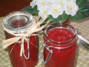 Compote de rhubarbe et fraises 2