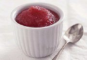 Compote de pommes à la fraise