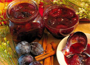 Confiture de prunes aux trois épices