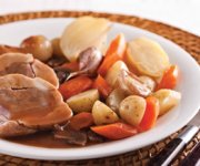 Filet de porc au porto et champignons