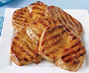 Côtelettes de porc au barbecue
